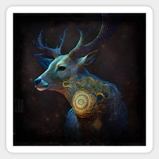 Deer Spirit, Beautiful Wildlife Sticker